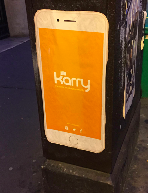 karryapp's tweet image. No pain no gain, illegal bill-poster