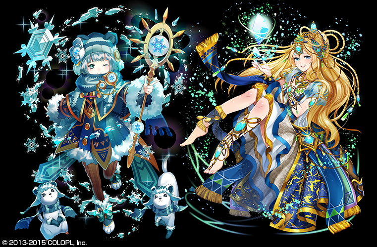 公式 魔法使いと黒猫のウィズ Pa Twitter 明日 3 27 16 00からは 魔道杯 綺石 開催予定です 報酬精霊を一部公開 左 スウィーちゃんと 右 エウレアちゃん 黒ウィズ Http T Co Rlzy5ljvsq