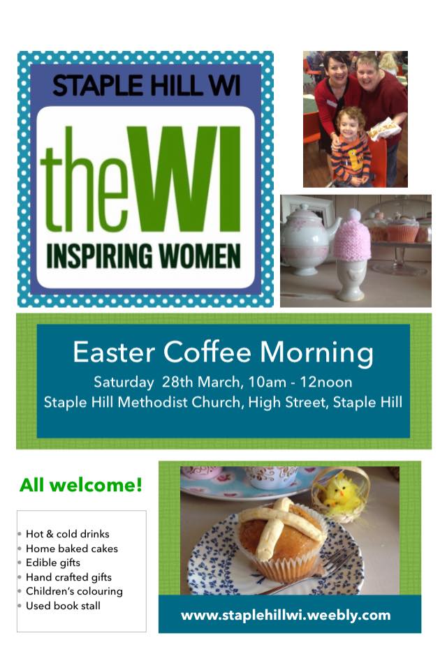 <a href="/staplehillband/">Staple Hill SA Band</a> Looking forward to this on Saturday morning #allwelcome #tellyourfriends #Easter #community #WI