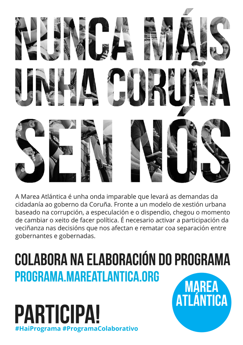 mareatlantica's tweet photo. Ata o 3 de abril podes propoñer, comentar e votar ideas do #ProgramaColaborativo http://t.co/2T5gh3NBvX #HaiPrograma http://t.co/5cQ8H56OYX