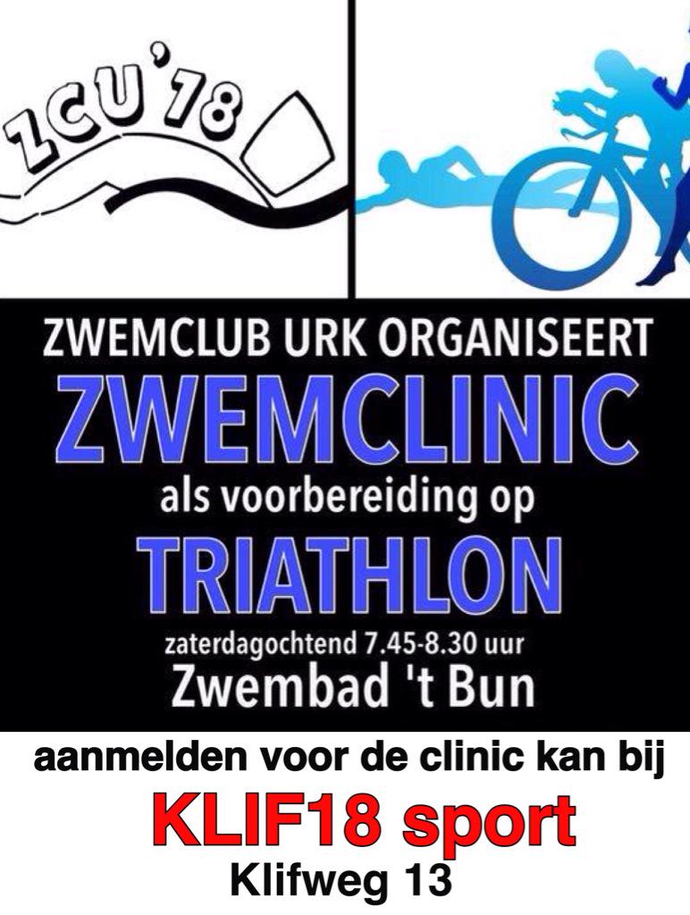 Er komt een 2e zwemclinic! Wil jij je ook goed voorbereiden op het zwemonderdeel? Geef je nu op bij <a href="/KLIF18SPORT/">KLIF18 SPORT</a>
