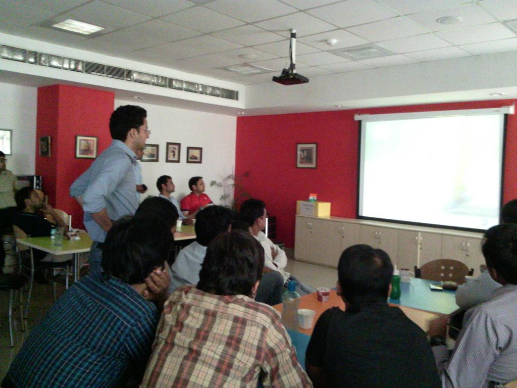 SubrataKar's tweet photo. @osscubeindia #CWC15 #AUSvIND cheers! India http://t.co/gsbAKB6CCM