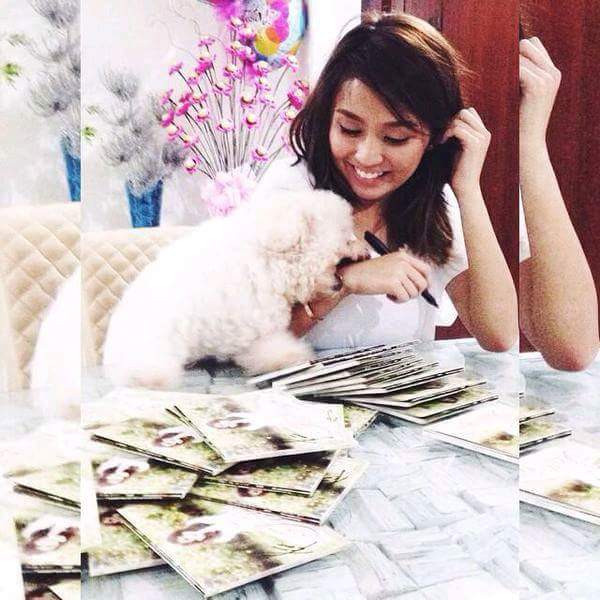 Kath and Snow Awww.... Hyper  Happy 19th Birthday Kathryn Bernardo - 