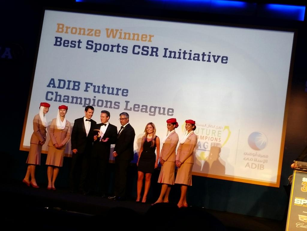 DawnyDubai's tweet photo. Congratulations to all the winners. Fantastic night #spia15 @Sport_360 @Sponsorium @HSBC_Sport @emirates @ADIBTweets http://t.co/yfwYvgMHGx