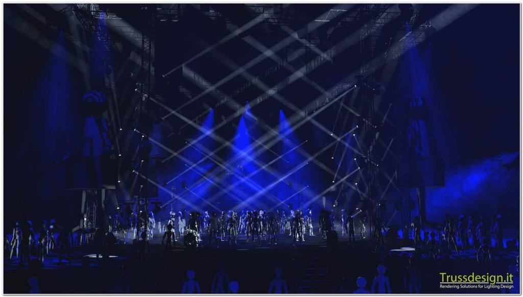 AlessioDeSimone's tweet photo. Beam cage - #3D #render #image #Trussdesign #lighting #lightingdesign #IYL2015 #castsoft #WYSIWYG http://t.co/fWECQEblz8