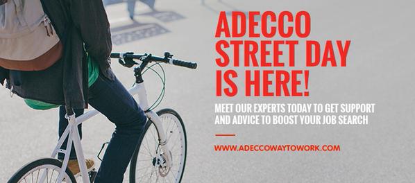 dstienaers's tweet photo. Wishing all @Adecco_Belgium colleagues lots of #mojo today for our #streetday #waytowork. http://t.co/MvlSIEg67K