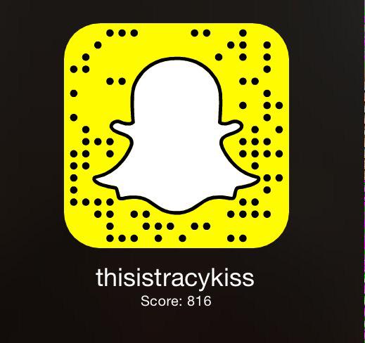 Snapchat tracy kiss Behind The
