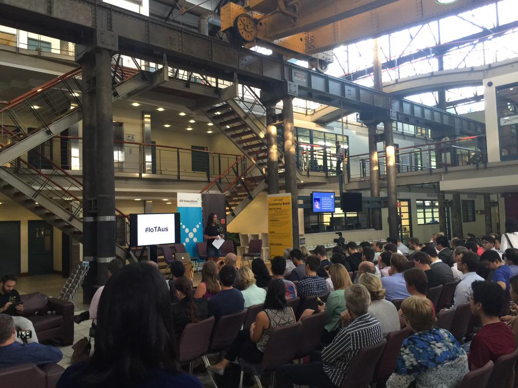 Great to be here at #IoTAus and hear Duncan from <a href="/haxlr8r/">HAX</a> tell their story.