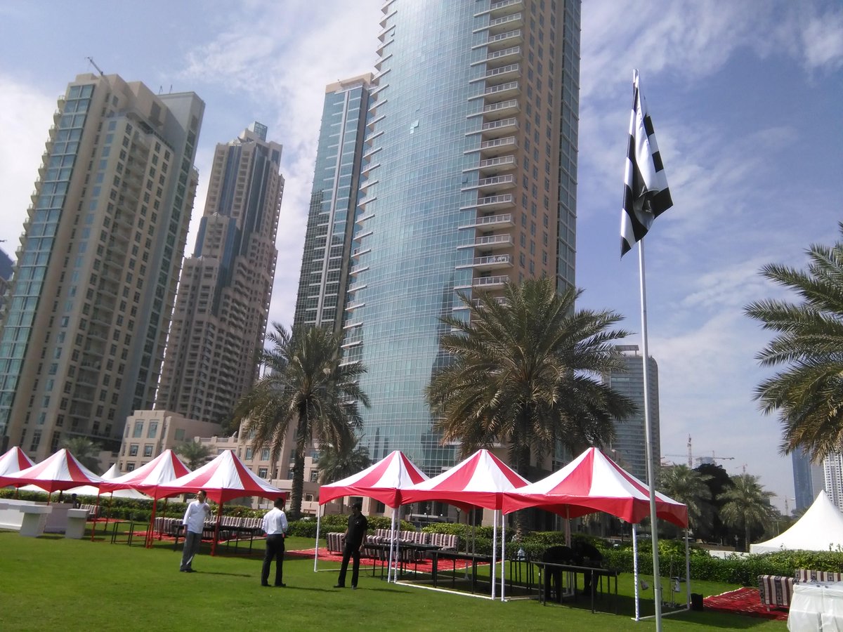 EventsLobo's tweet photo. Huge event set-up at the Burj Park. #Event #tentrental #carnival #dubai  #furniturerental #loboevents http://t.co/fygGiSWxr3