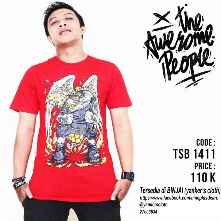 TSB 1407 | from #THEAWESOMEPEOPLE | TERSEDIA di #BINJAI | #yankerscloth |  
facebook.com/nineplusdistro | pin:27cc36e4