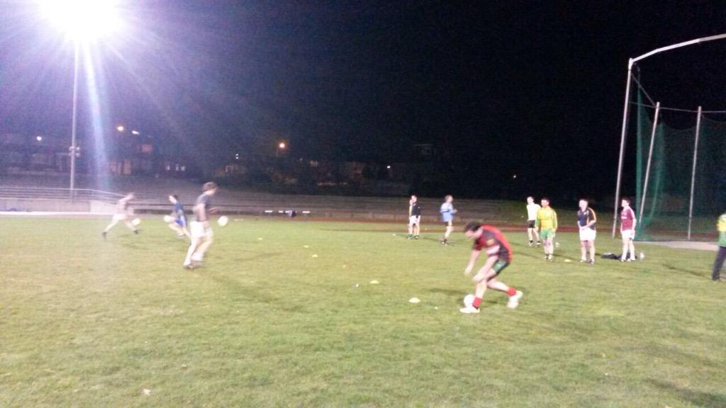 First training session last night to blow off some cobwebs #GAA #dontpeaktooearly #londongaa