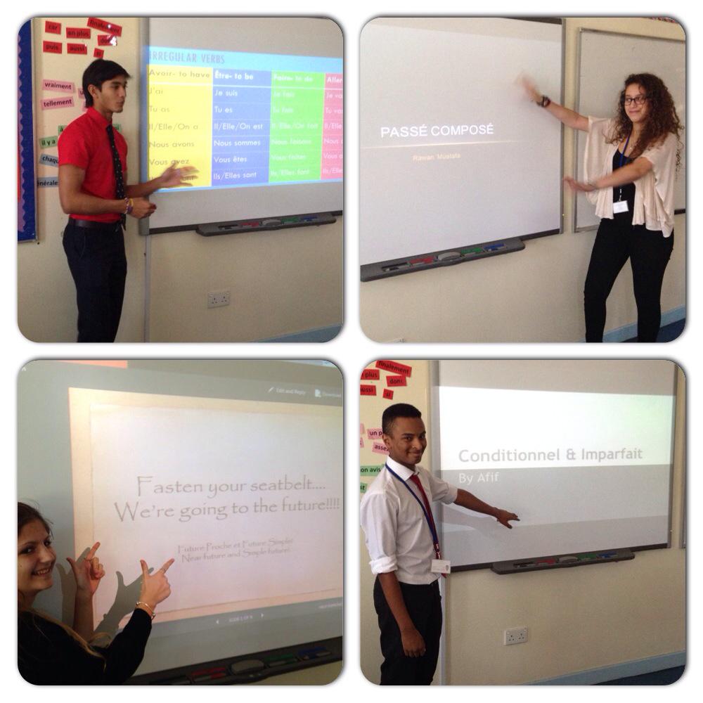 DIS_MFL's tweet photo. IB 1's finish the term with presentations on tenses. Great job!
Bonnes vacances! http://t.co/arEOrZtdMV