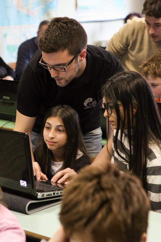 CDojoCasarsa's tweet image. "Ci sono bambini che cambieranno il mondo!" @matteojordan at work