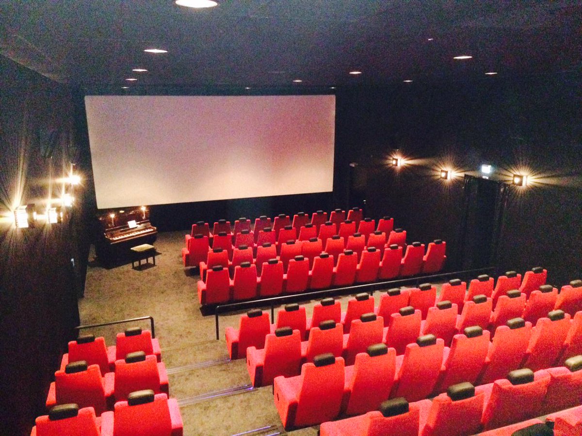 Played some improvised silent film music for Laurel &amp; Hardy's cake fight at the opening of a new cinema yesterday :)