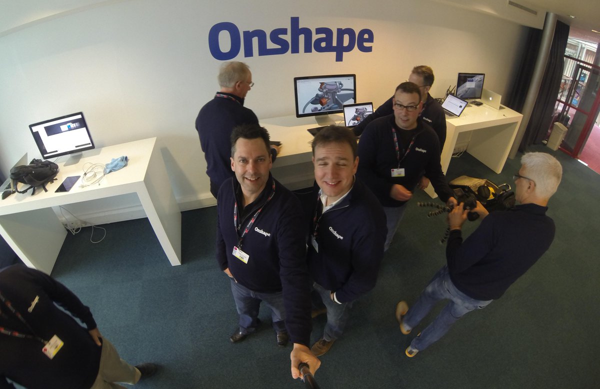pthomasCAD's tweet image. Excited for the start of the show - please stop by to see us @onshape #develop3dlive