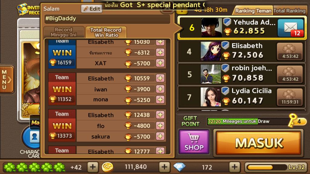 5streak win with si dewa game elis -__- ini udhan gara2 batre udh panas kalau ga trus aja nih hmm..