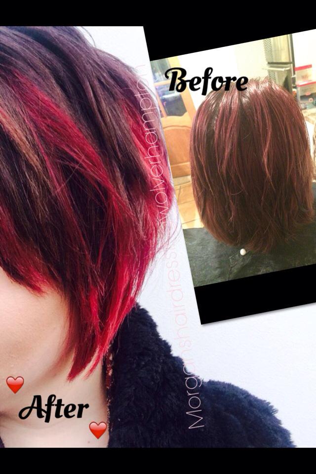 morgancoiffure's tweet photo. From #glumhair to #funhair !! ... Love this transformation ! #matrixhaircolour @matrixfamily @ProHairMag @ModernSalon http://t.co/Y0V6f7nwre