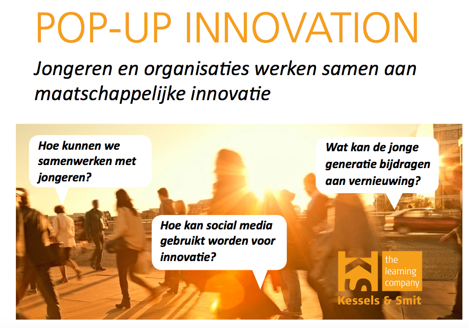 Voor het 1e project van POP-UP Innovation zoeken wij een
organisatie om mee samen te werken. bit.ly/1HKFA1Q