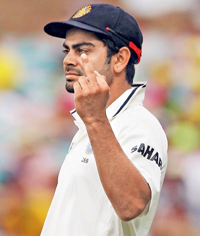 sportsbetcomau's tweet photo. Hey Kohli, how many runs did you get? #AUSvIND http://t.co/C4RABIGz0q