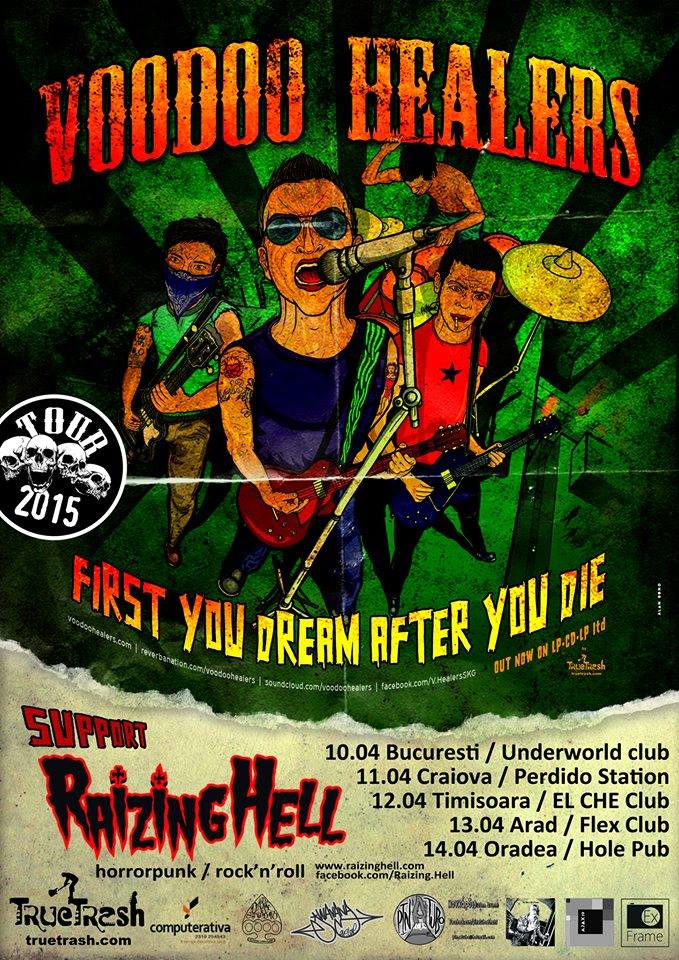 🚐 Soon we hit the road!! We'll be supporting <a href="/VOODOOHEALERS/">VOODOO HEALERS</a> for the Romanian part of their tour!