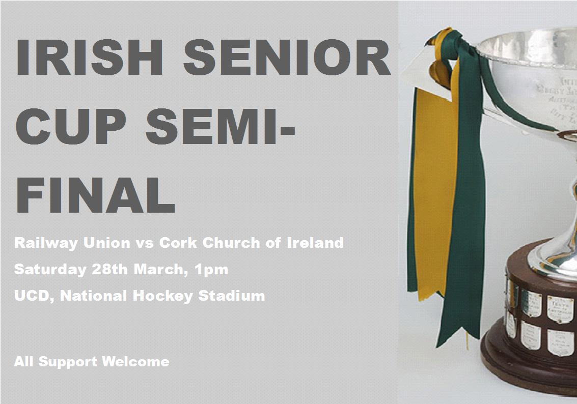 RailwayUnionHC's tweet photo. #ISC semi-final vs @CorkCofI this Saturday, 1pm, UCD #greenandyellow http://t.co/s9KgzGAoxE