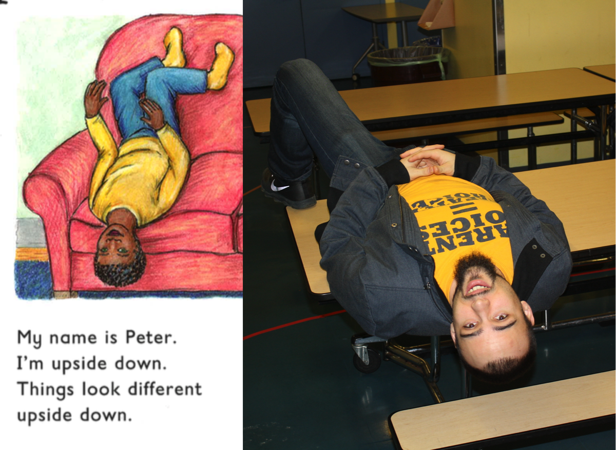 HarlemPrepElem's tweet photo. #updsidedown on #STEPbook #CharacterDay! @DemocracyPrep @kmp524 @UChicagoUEI http://t.co/lXDfhsVGAv