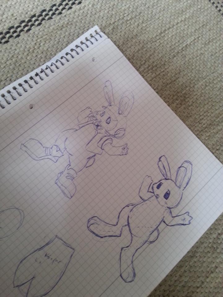 ManicoLascar's tweet image. Nächstes Plushie ist in Bearbeitung~ ♡ #dmmd #usagimodoki #noiz