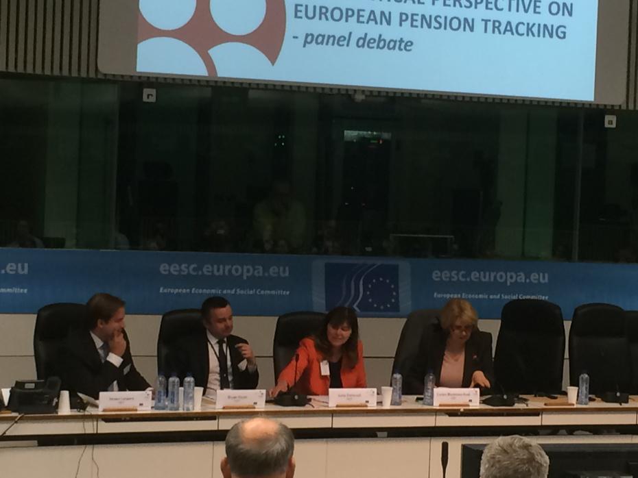 European pensions tracking service must add value without regulation #TTYPE seminar @Corien_Wortmann @brianhayesMEP