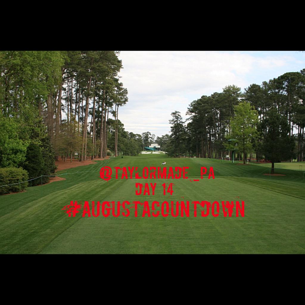 14 days until the biggest golf tournament of the year!#AugustaCountdown #taylormade #Golf #MastersCountdown #masters