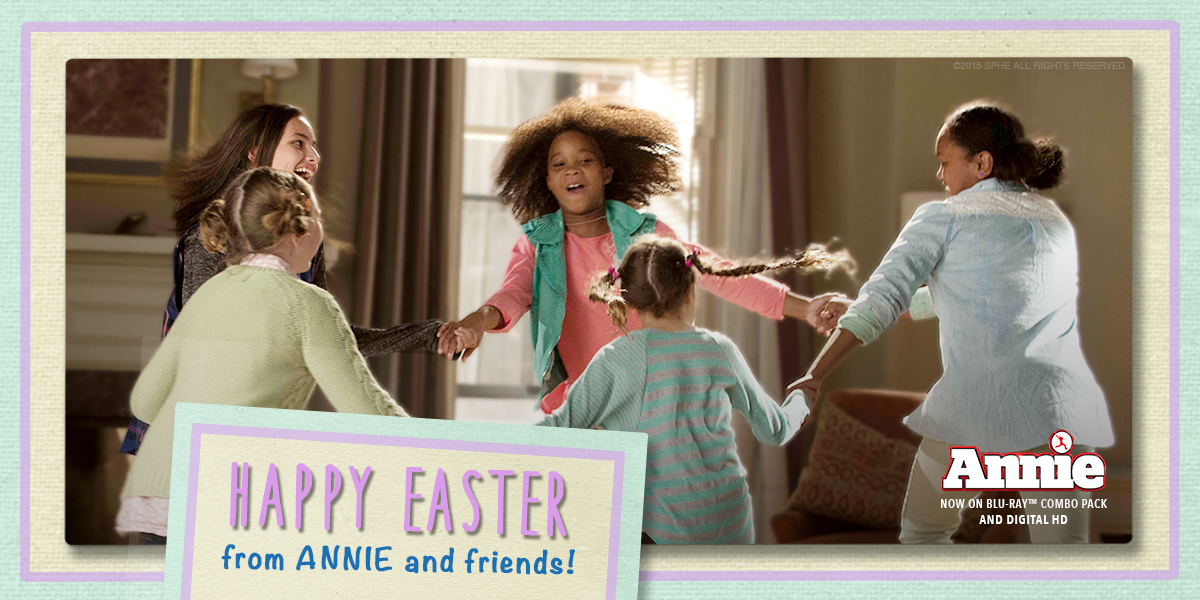 Happy Easter! Did you find any eggs today? #AnnieMovie