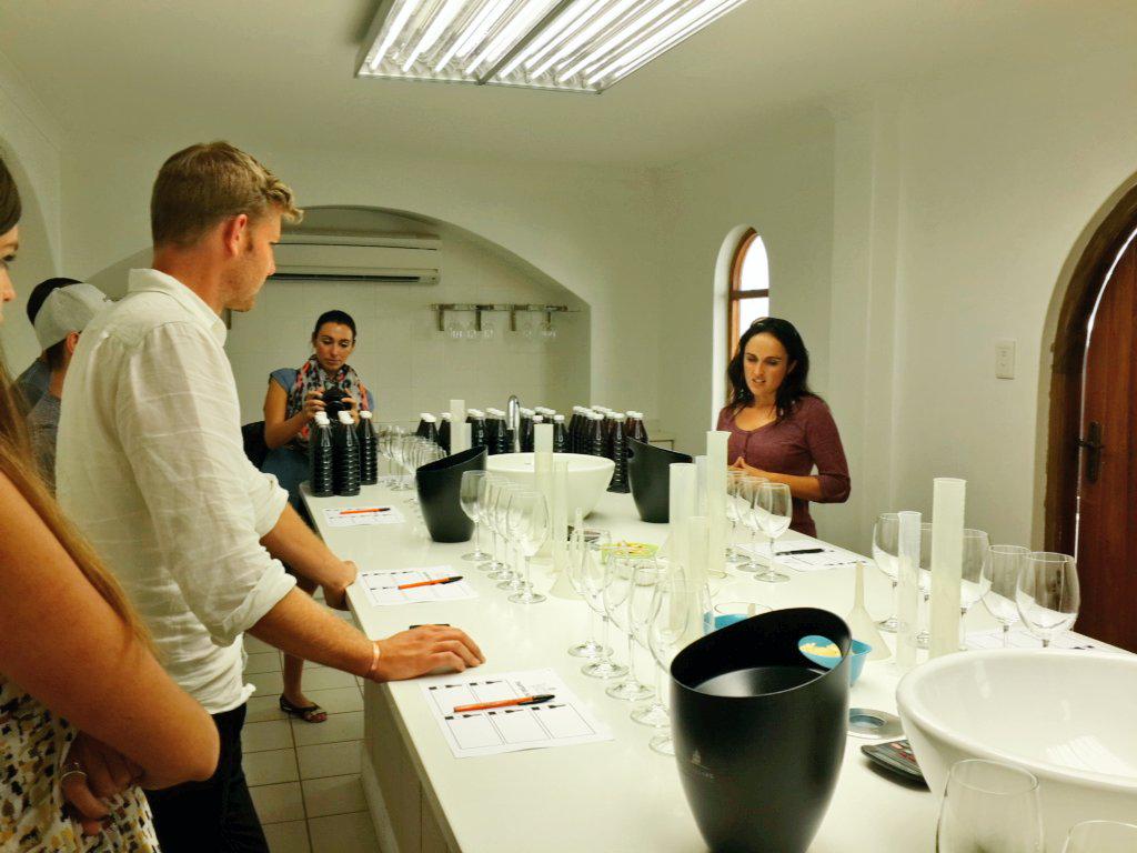 thesecreteats's tweet photo. Our last #MysteryTour stop? We're blending our own #wine at @riebeekcellars with @ExploreSideways + @Zomato. #winelab http://t.co/hSvl106aGw