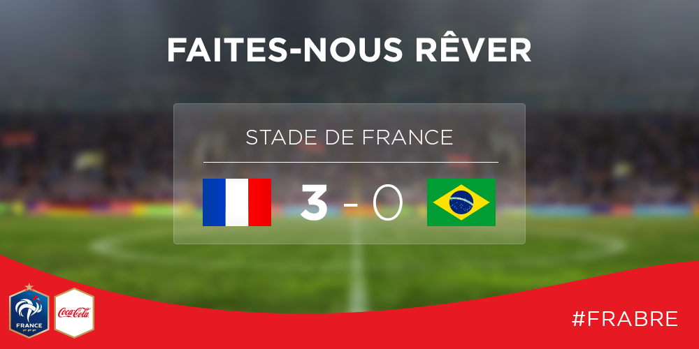 cocacolafr's tweet photo. .@PMU_Sportif Voici notre pronostic pour ce soir ! Et si l'histoire se répétait ;) ? cc @equipedefrance #FRABRE http://t.co/emY4ZEHNRR