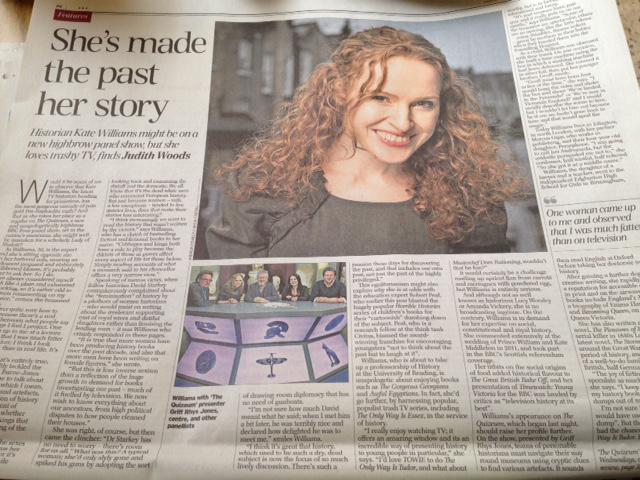 KateWilliamsme's tweet photo. Thank you @Telegraph for this piece - with #StormsofWar and @Quizeum... http://t.co/ZeDm8p3hvB