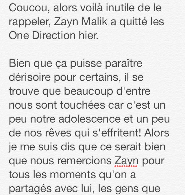 shoyurudy's tweet photo. mon petit projet "remerciements" a Zayn et aux boys bc je trouve ça normal. Dites moi ce que vous en pensez! RT 💕 http://t.co/kW1u65exVu