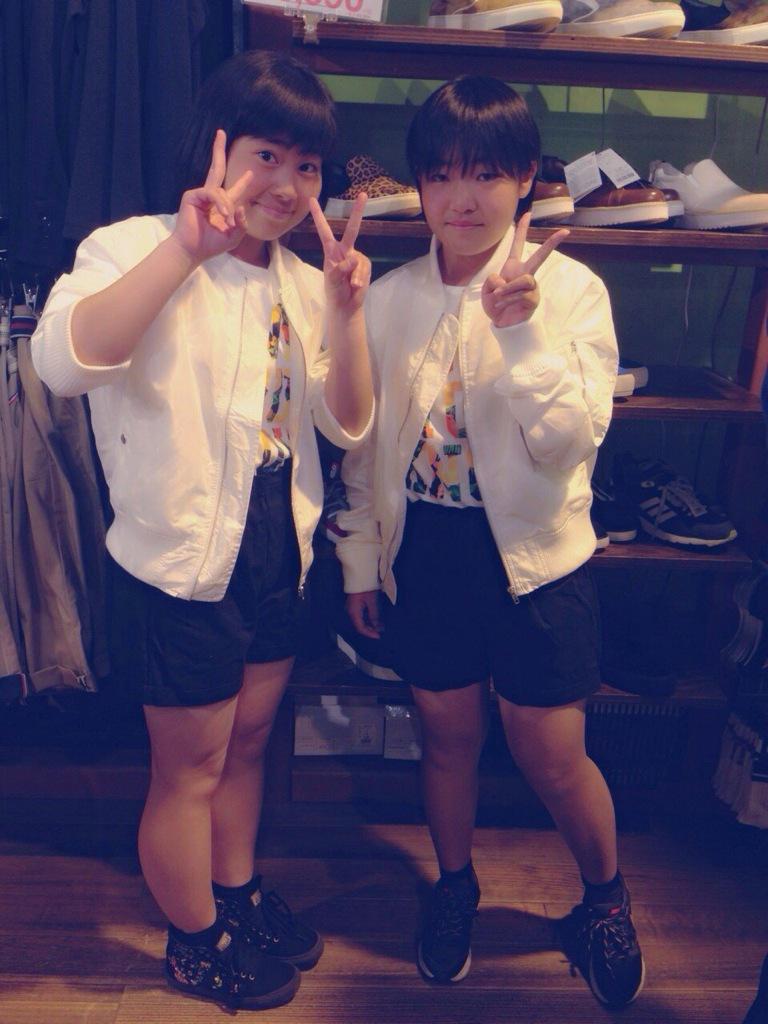 双子コーデはwego原宿竹下通り店