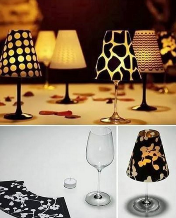 HacesMas's tweet photo. Transforma una #copa de vino en una #lámpara de mesa para cenas íntimas 😍❤ #DIY #reciclaje http://t.co/lPFwRXv1rI