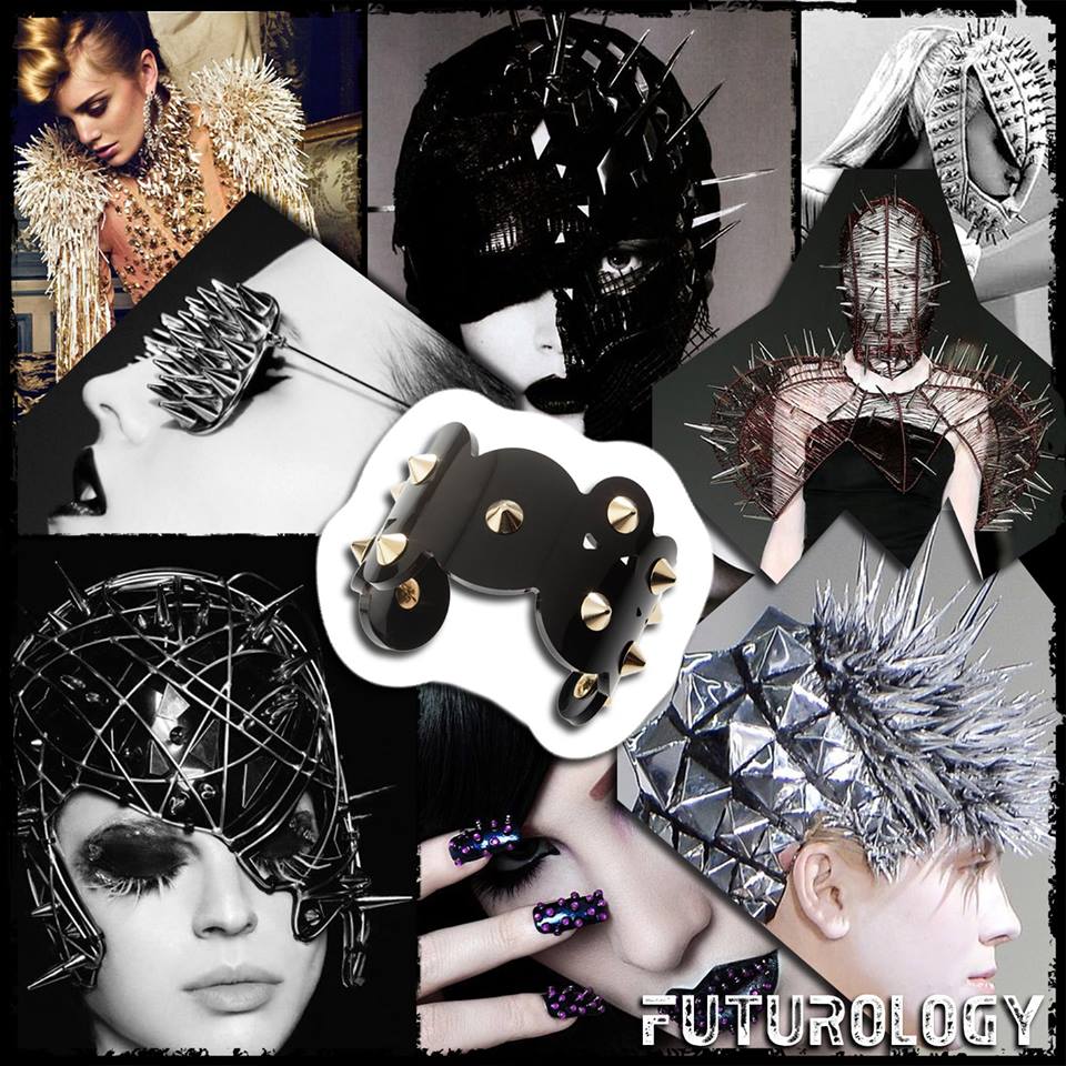 FuturologyIndia's tweet photo. These dangerous daggered spikes are sure to toughen up any outfit. http://t.co/DfgiyzyHH0