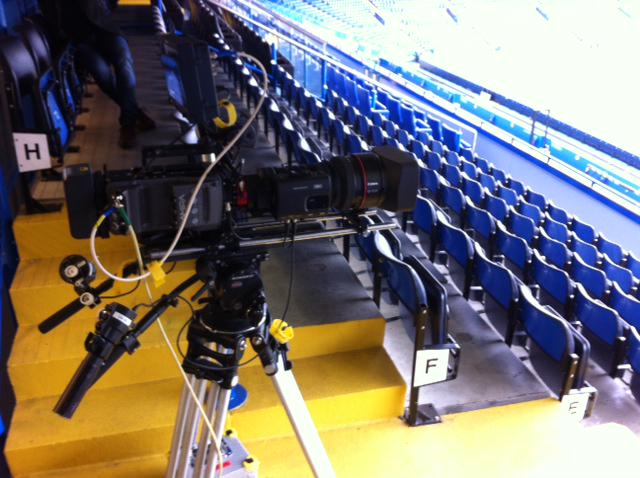 LookListenExper's tweet image. The @ARRIChannel Amira with @CanonUKandIE 20x50 lens at CFC #LLEx2015