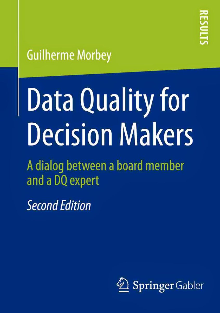 WeLuvLearning's tweet image. Data Quality for Decision Makers, 2nd Edition dlvr.it/973ZXw #Books4DL