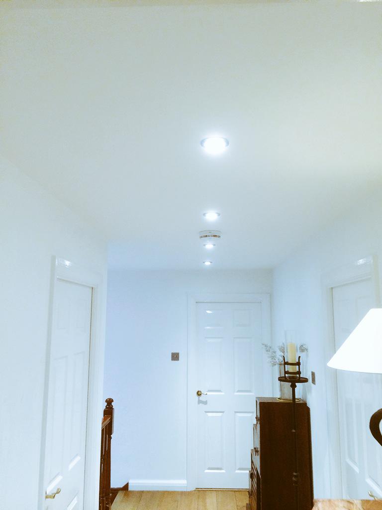 MandyPemberton's tweet image. LED downlights and smoke detector installed in Ipswich, please RT
