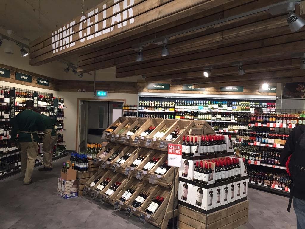 bexbeach's tweet photo. Fab selection of wines &amp; beers @seanjameskelly #Budgens #CrouchEnd http://t.co/fPClBhitZu