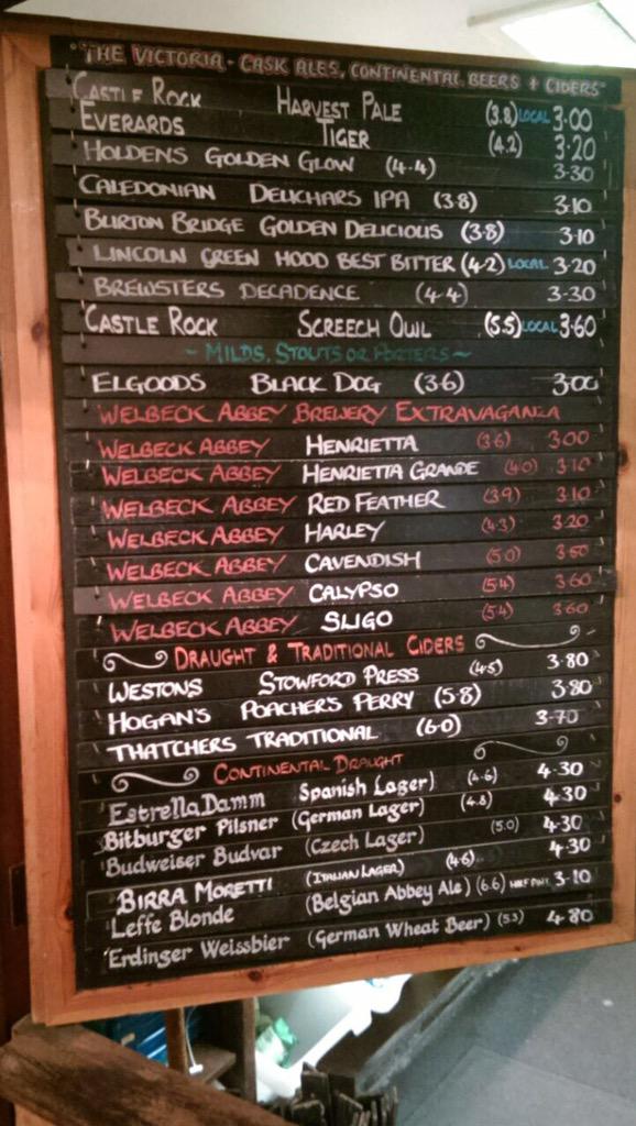 The Victoria Beeston (@thevicbeeston) on Twitter photo All set for the <a href="/WelbeckAbbeyBry/">Welbeck Abbey Brewery</a> extravaganza! So come on down and try some delicious ales before it's too late! All set for the <a href="/WelbeckAbbeyBry/">Welbeck Abbey Brewery</a> extravaganza! So come on down and try some delicious ales before it's too late!