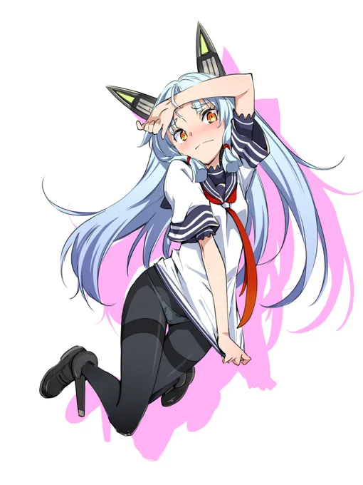 複数枚アップのテストもかねて最近の叢雲ちゃんまとめー。 #みなさんの叢雲のイラスト見せてください 