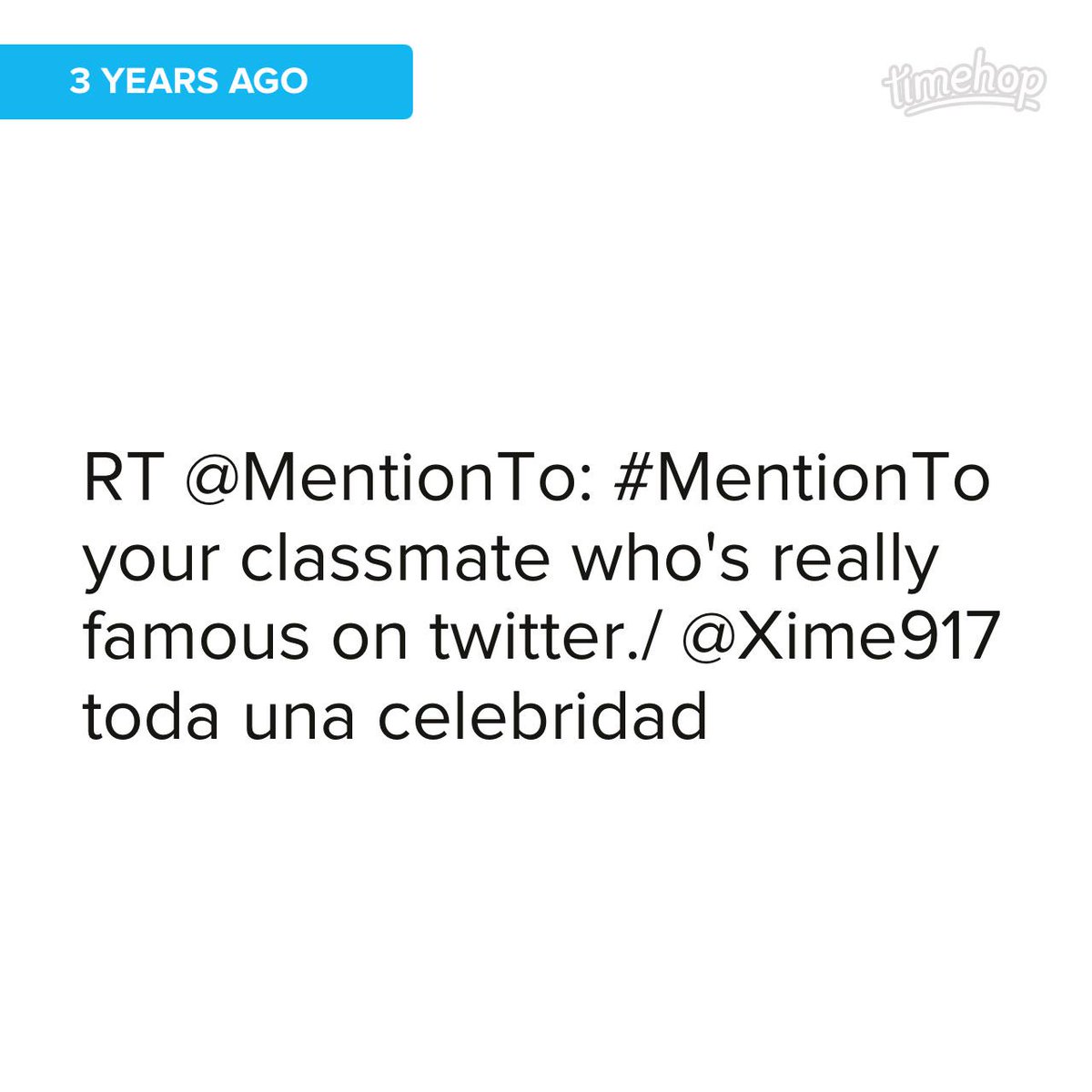 SofiaDF's tweet photo. Look at what was in my @timehop! @MentionTo @Xime917 / se te extraña en las redes sociales  http://t.co/e3s82aFTwl http://t.co/OmzdZK7VvR