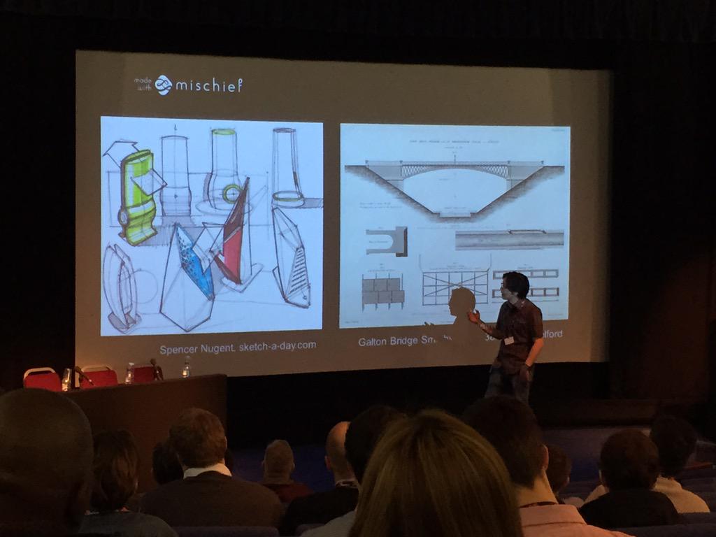 nickcadsoftuk's tweet image. #Develop3DLive great talk by Chris of @TheFoundryTeam reminding us of relevance of sketching in design process