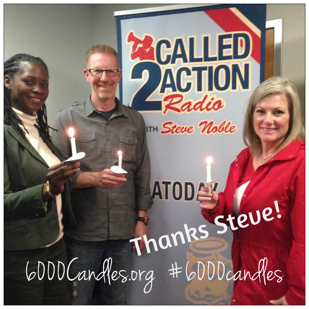 <a href="/nosacredcows/">Grumpy Old Man</a> Big thanks to Steve Noble for lighting a candle &amp; reaching out to women who are hurting! #6000candles