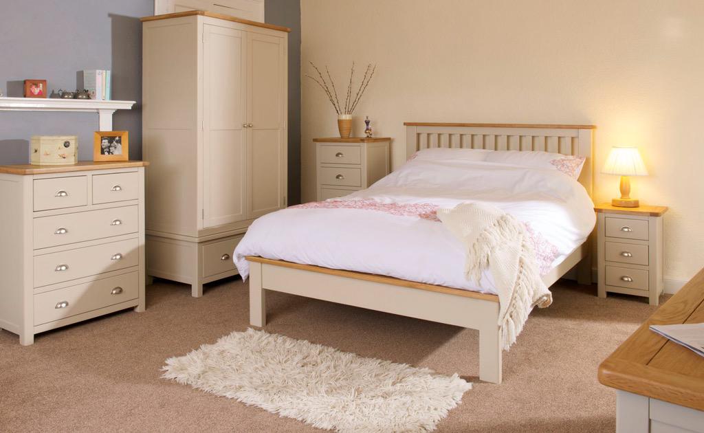 Portland grey painted oak topped bedroom and dining furniture now in store #painted #oak #furniture #diss #15%OFF
