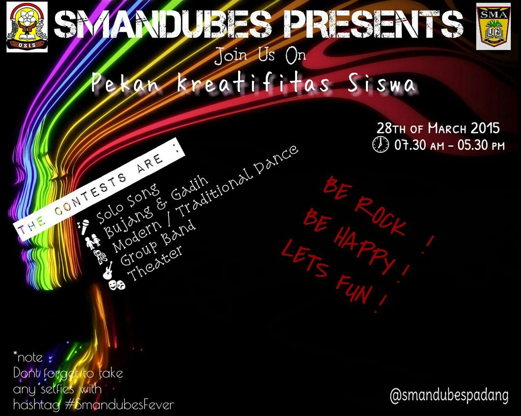 SmandubesPadang's tweet photo. Hello you guys. MPK/OSIS presented to you all of SMAnDubes family🙋 http://t.co/orHsnGO2tL