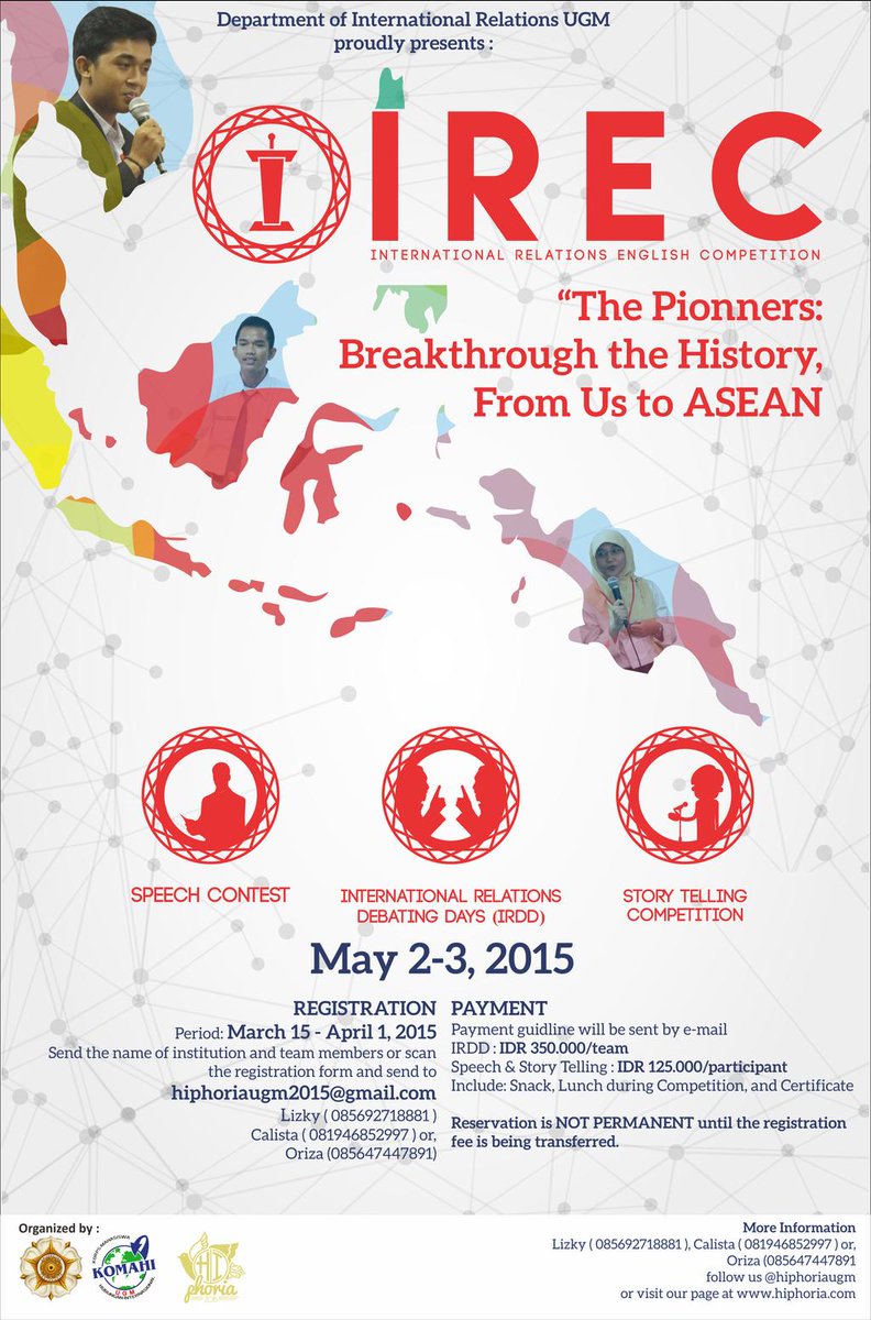 <a href="/SMAIntBMD/">SMA Budi Mulia Dua</a> | International Relations English Competition (IREC) | 2-3 May '15 | HI UGM #HIPHORIA