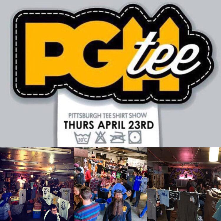 PghScene's tweet photo. It's that time of year again the #PGHTee art show is right around the corner! @CWPress 🎨👕🍻 http://t.co/TfxtOqFbc0 http://t.co/XvXRErtzWW